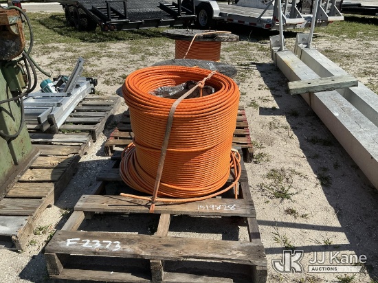 (Tampa, FL) (3) Rolls Of Fiber Optic Cables (Condition Unknown ) NOTE: This unit is being sold AS IS