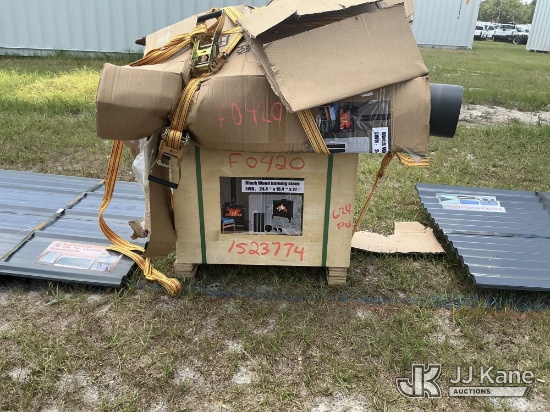 (Tampa, FL) Wood Burning Stove (New) NOTE: This unit is being sold AS IS/WHERE IS via Timed Auction
