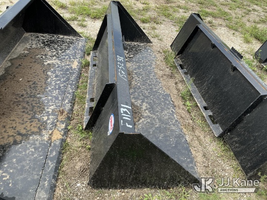 (Thonotosassa, FL) 78in. Bucket Skid Steer Attachment (New) NOTE: This unit is being sold AS IS/WHER