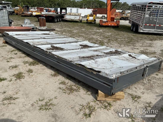 (Tampa, FL) 19 ft. Foldable Shed (Condition Unknown) (Paint & Body Damage) NOTE: This unit is being
