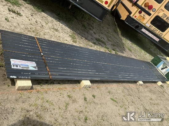(Tampa, FL) Metal Roof Wall Panels 16 ft. x 3 ft. (New) NOTE: This unit is being sold AS IS/WHERE IS