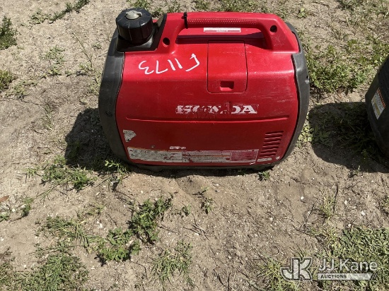 (Thonotosassa, FL) Honda Portable Generator Runs) (Operating Condition Unknown, Smokes, Paint & Body