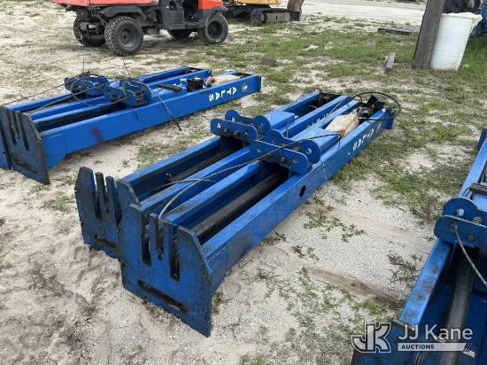 (Thonotosassa, FL) Atlas Equipment 2 Post Vehicle Lift (Condition Unknown) (Used) NOTE: This unit is