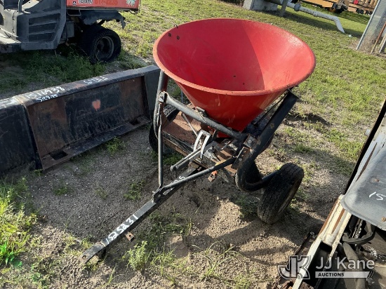 (Tampa, FL) Seed Spreader (Condition Unknown) (Paint/Rust/Body Damage) NOTE: This unit is being sold