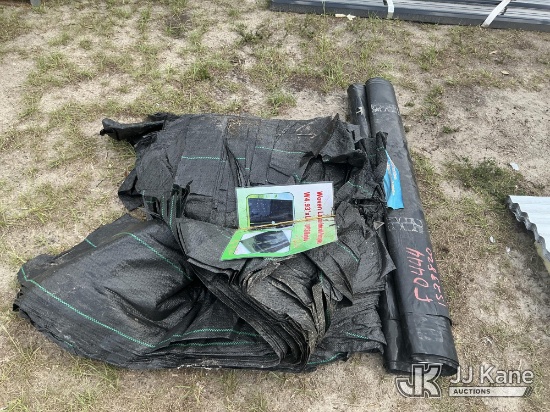 (Tampa, FL) Polyethylene Pond Liner & Landscape Fabric (New) NOTE: This unit is being sold AS IS/WHE