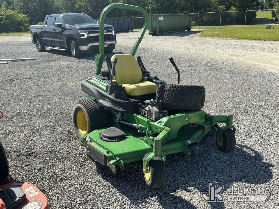 (Moncks Corner, SC) 2016 John Deere Z950R Zero Turn Riding Mower Not Running, Condition Unknown, Tir
