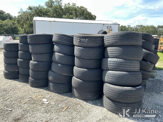 (Thonotosassa, FL) Lot of Assorted Used Tires (Condition Unknown) (Used) NOTE: This unit is being so