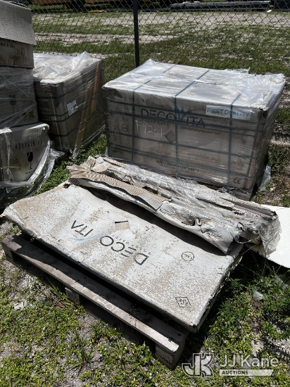 (Tampa, FL) (1.5) Pallets of Deco Vita 2 Foot by 4 Foot Ceramic Tiles (Condition Unknown) NOTE: This