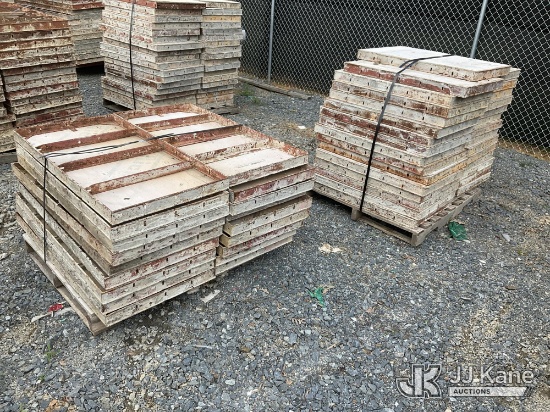 (China Grove, NC) (5) Pallets Of Assorted Concrete Forms & (2) Job Boxes Of Miscellaneous Brackets (