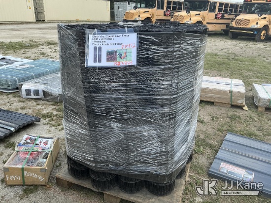 (Tampa, FL) (16) Rolls Of Vinyl Coated Lawn Fence (New) NOTE: This unit is being sold AS IS/WHERE IS