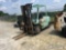 (Villa Rica, GA) 1999 Mitsubishi FD-35 Solid Tired Forklift Not Running, Condition Unknown, Missing 