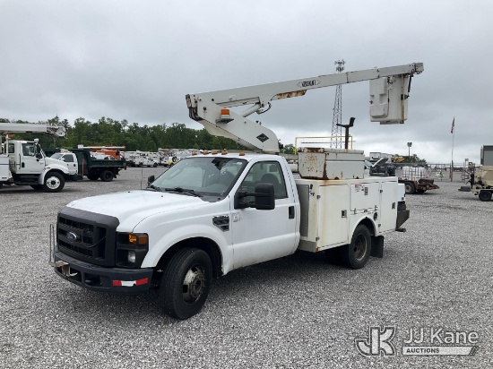 (Verona, KY) Versalift TEL29N, Telescopic Non-Insulated Bucket Truck mounted behind cab on 2008 Ford