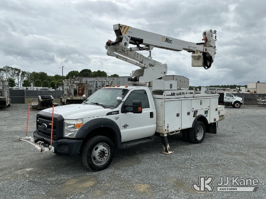 (China Grove, NC) Altec AT40-MH, Articulating & Telescopic Material Handling Bucket Truck mounted be