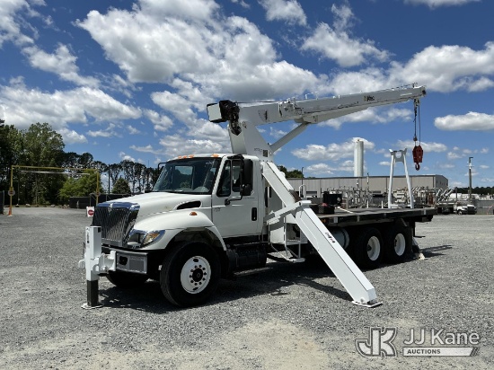 (China Grove, NC) Altec AC18-70B-HL, Hydraulic Crane mounted behind cab on 2007 International 7400 T