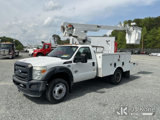 (China Grove, NC) Altec AT200-A, Articulating & Telescopic Bucket Truck mounted behind cab on 2015 F