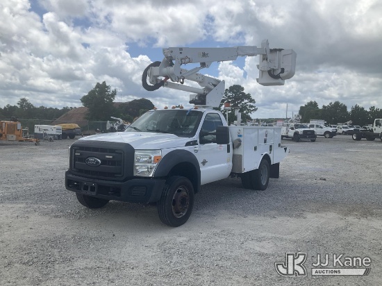 (Villa Rica, GA) Altec AT37G, Articulating & Telescopic Bucket Truck mounted behind cab on 2016 Ford