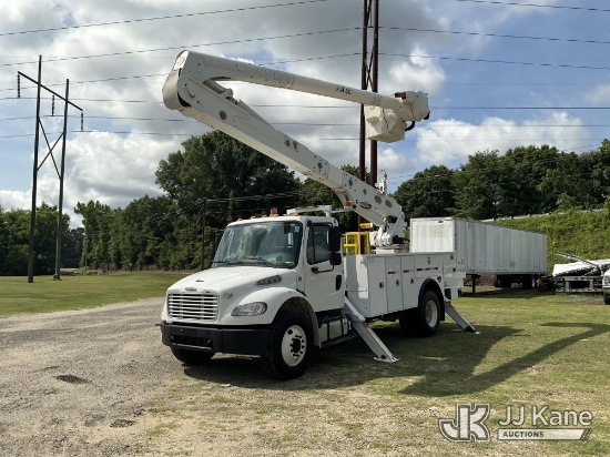 (Florence, SC) Altec AA55-MH, Material Handling Bucket Truck rear mounted on 2017 Freightliner M2 10