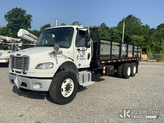 (Verona, KY) 2017 Freightliner M2 106 Stake Truck, (Duke Unit) Runs & Moves) (Check Engine Light On