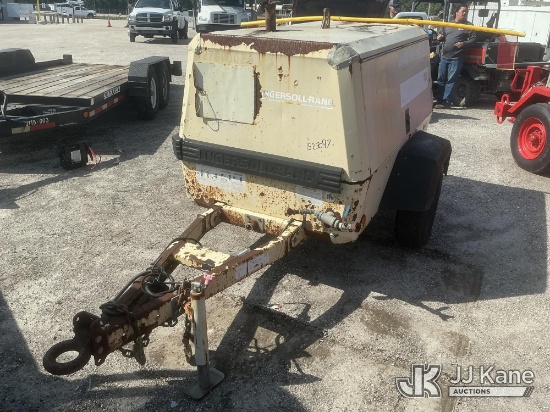 (Thonotosassa, FL) 1998 Ingersoll Rand 185CFM Portable Air Compressor, trailer mtd. Moves, Does Not 