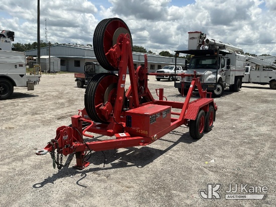 (Tampa, FL) 1992 TSE Bull Wheel Tensioner Reel Trailer, Duke Unit Moves)(FL Residents Purchasing Tit