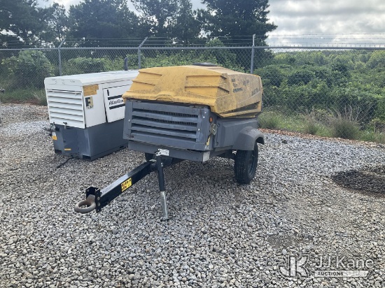 (Villa Rica, GA) 2013 ATLAS COPCO XAS 185JD7 Portable Air Compressor No Title) (Not Running, Conditi