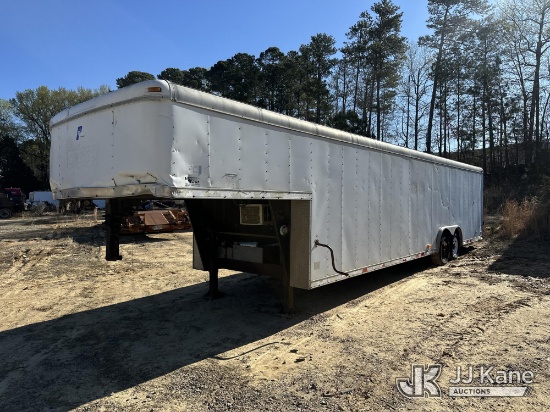 (Apex, NC) 2001 Pace American CSG836TA4 T/A Enclosed Gooseneck Trailer Body Damage
