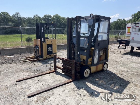 (Chester, VA) 2001 Yale ERC040 Solid Tired Forklift Not Running, No Power, No Charger) (Operating Co