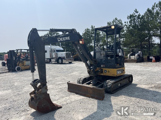 (Villa Rica, GA) 2017 John Deere 30G Mini Hydraulic Excavator Runs, Moves & Operates) (Jump To Start