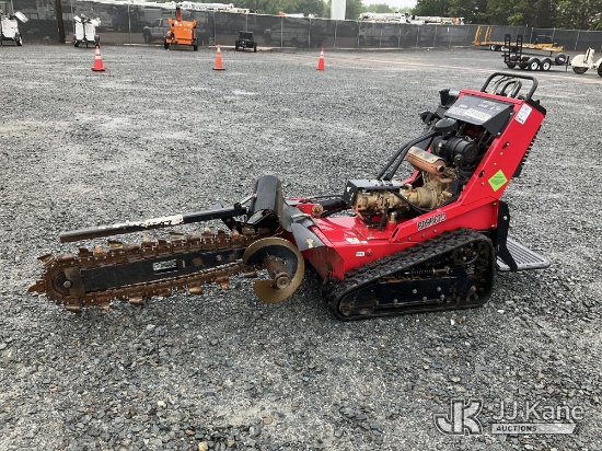 (China Grove, NC) Barreto 20RTK Stand-Up Crawler Trencher Runs, Moves & Operates