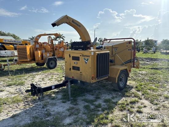 (Westlake, FL) 2020 Vermeer BC1000 XL Chipper (12in Disc), trailer mtd. Runs) (Body & Paint Damage) 