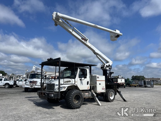 (Chester, VA) Altec LR758RM, Over-Center Bucket Truck rear mounted on 2014 Freightliner M2 106 4x4 F
