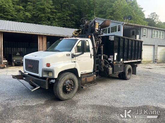 (Hanover, WV) 2006 GMC C8500 Dump Debris Truck Not Running, Condition Unknown, Check Engine Light On