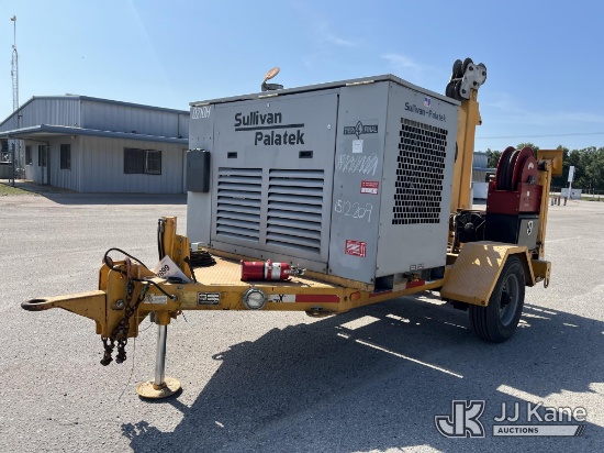 (Tampa, FL) 2018 TSE UP85BDT Underground Cable Puller, trailer mtd Compressor Runs, Operating Condit