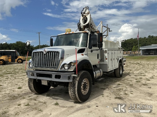 (Thonotosassa, FL) Terex/Telelect Commander C4045, Digger Derrick corner mounted on 2011 Internation