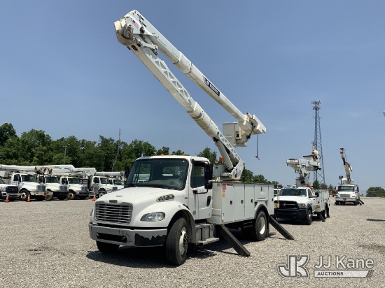 (Verona, KY) Terex/HiRanger HRX55, Material Handling Bucket Truck rear mounted on 2017 Freightliner