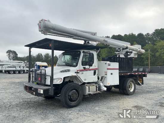 (China Grove, NC) Altec LRV60-E70, Over-Center Elevator Bucket Truck rear mounted on 2013 Freightlin