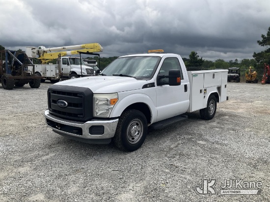(Villa Rica, GA) 2016 Ford F250 Service Truck Runs & Moves) (Body/Paint Damage