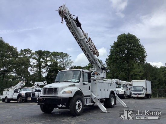 (Graysville, AL) Altec DM47B-TR, Digger Derrick rear mounted on 2018 Freightliner M2 Utility Truck R