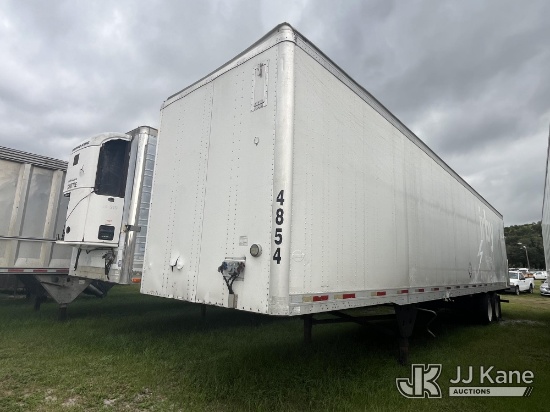 (Tampa, FL) 2001 Utility Trailer Manufacturer Van Body Trailer Storm Damage) (Body Damage, Paint Dam