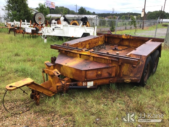 (Byram, MS) 1971 T/A Pole/Material Trailer No Title) (Modified Tongue, Originally Pole Trailer, No B