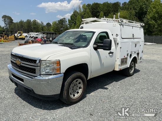 (China Grove, NC) 2012 Chevrolet Silverado 3500HD 4x4 Service Truck Runs & Moves) (Jump To Start, Fr