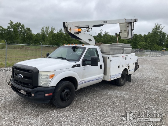 (Verona, KY) Versalift -, Telescopic Non-Insulated Bucket Truck mounted behind cab on 2011 Ford F350