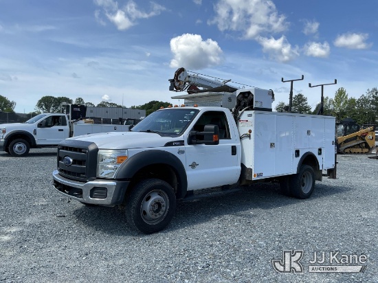 (China Grove, NC) 2013 Ford F550 4x4 Mechanics Truck Runs & Moves) (PTO Does Not Engage, Crane Condi