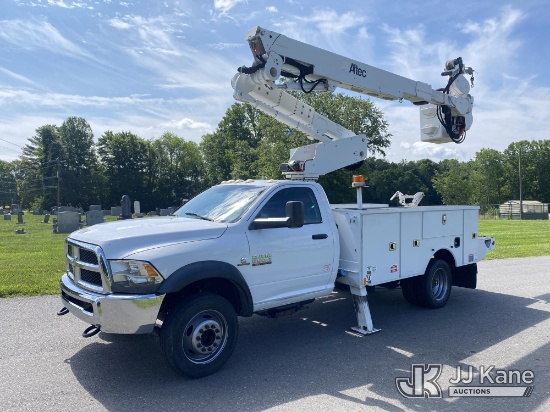 (Mount Airy, NC) Altec AT40-MH, Articulating & Telescopic Material Handling Bucket Truck mounted beh