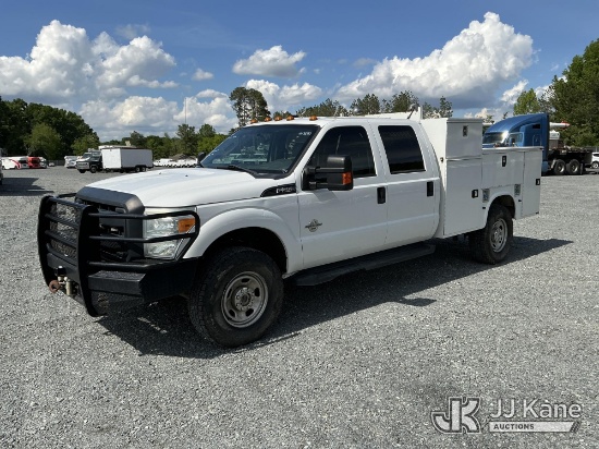 (China Grove, NC) 2016 Ford F350 4x4 Crew-Cab Service Truck Duke Unit) (Runs & Moves