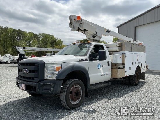 (China Grove, NC) Altec AT200A, Articulating & Telescopic Non-Insulated Bucket Truck mounted behind 