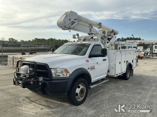 (Moncks Corner, SC) Altec AO300, Bucket Truck center mounted on 2015 RAM 5500 4x4 Service Truck Not