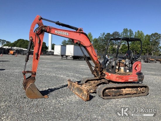 (China Grove, NC) 2018 Kubota KX057-4 Mini Hydraulic Excavator Runs, Moves & Operates) (Seller State