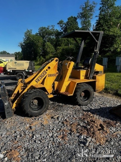 (Marshall, VA) 2003 Swinger Loader 2000 Skid Steer Loader Runs & Moves