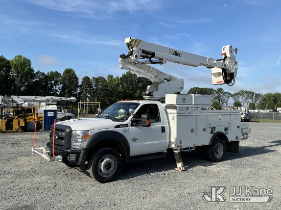 (China Grove, NC) Altec AT40-MH, Articulating & Telescopic Material Handling Bucket Truck mounted be